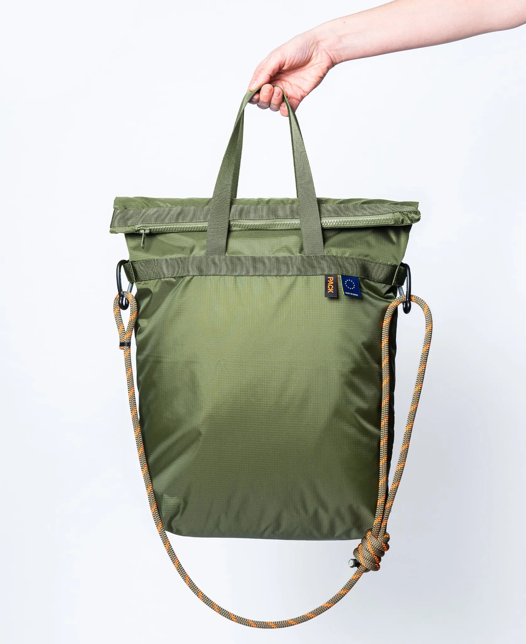 A105 FOLD SLING - SHOPPER - osmium green