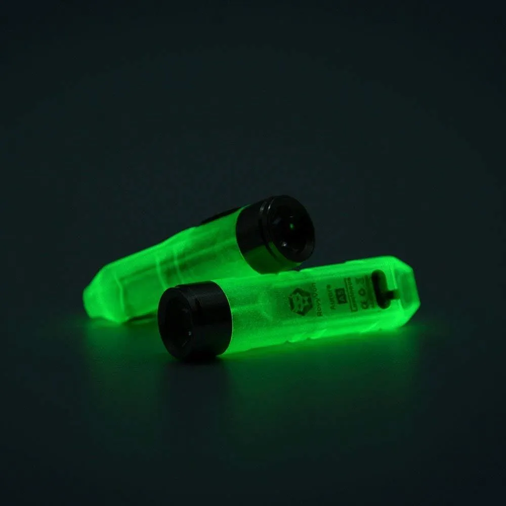 A5WR, with unique luminous body (red and white), 550 Lumens CREE XP-G3 S5 LED Mini Keychain Rechargeable Flashlight With Built-In 4.2V 130mAh Polymer Li-ion Battery A5WR, RovyVon (A5WR luminous body)