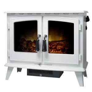 Adam Fire 18188 Adam Woodhouse Electric Stove in White