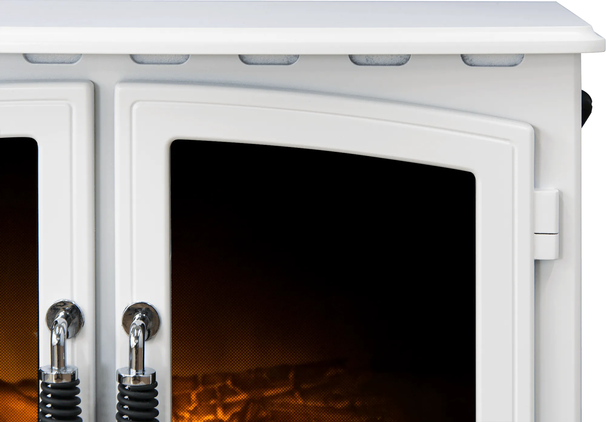 Adam Fire 18188 Adam Woodhouse Electric Stove in White
