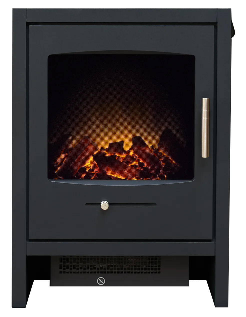 Adam fire 23180 Adam Bergen Electric Stove in Charcoal Grey