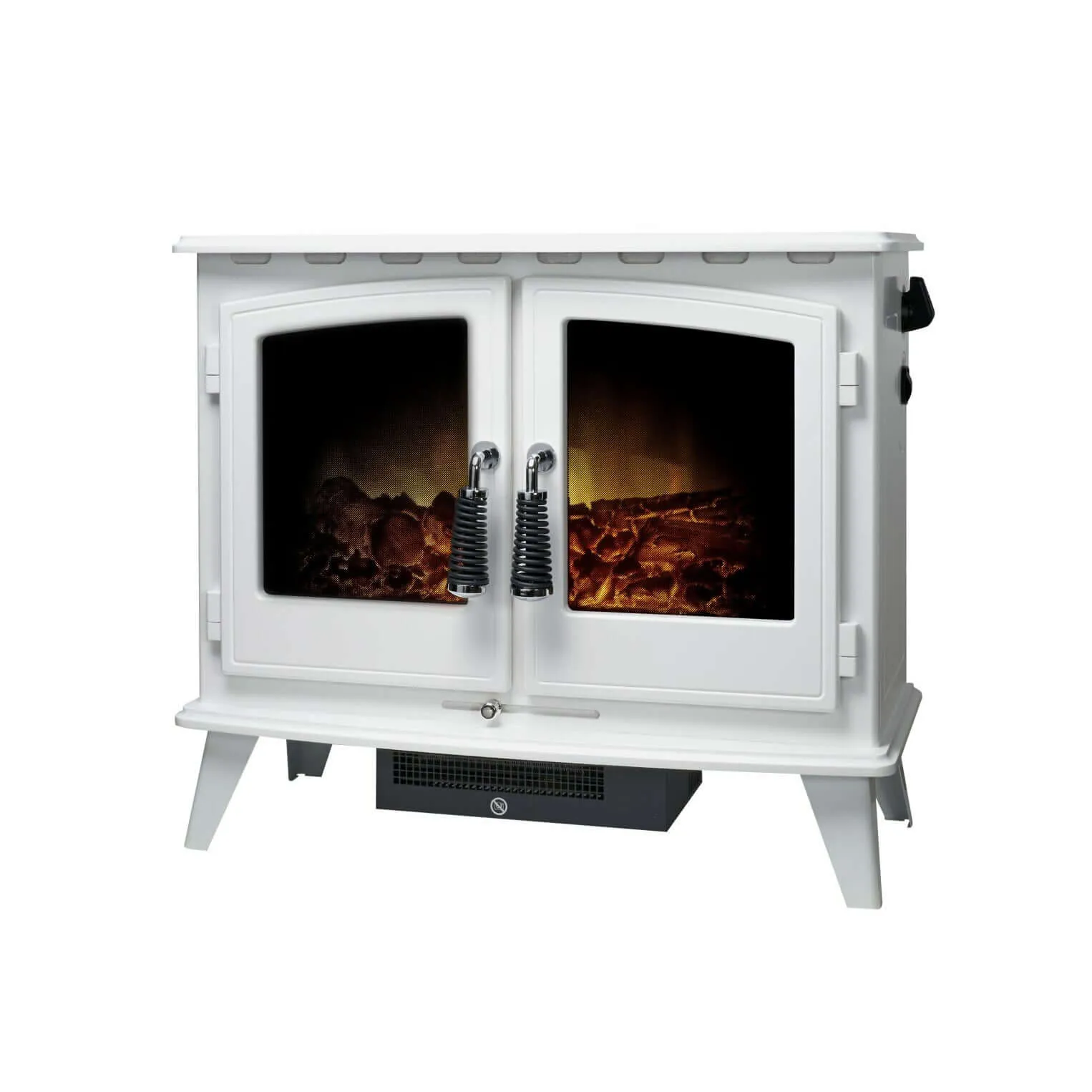 Adam Woodhouse Electric Stove in Pure White