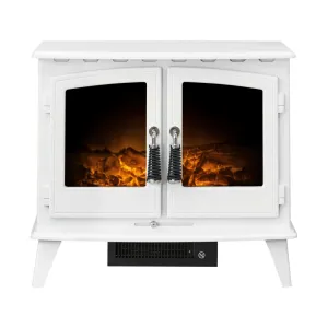 Adam Woodhouse Electric Stove in Pure White