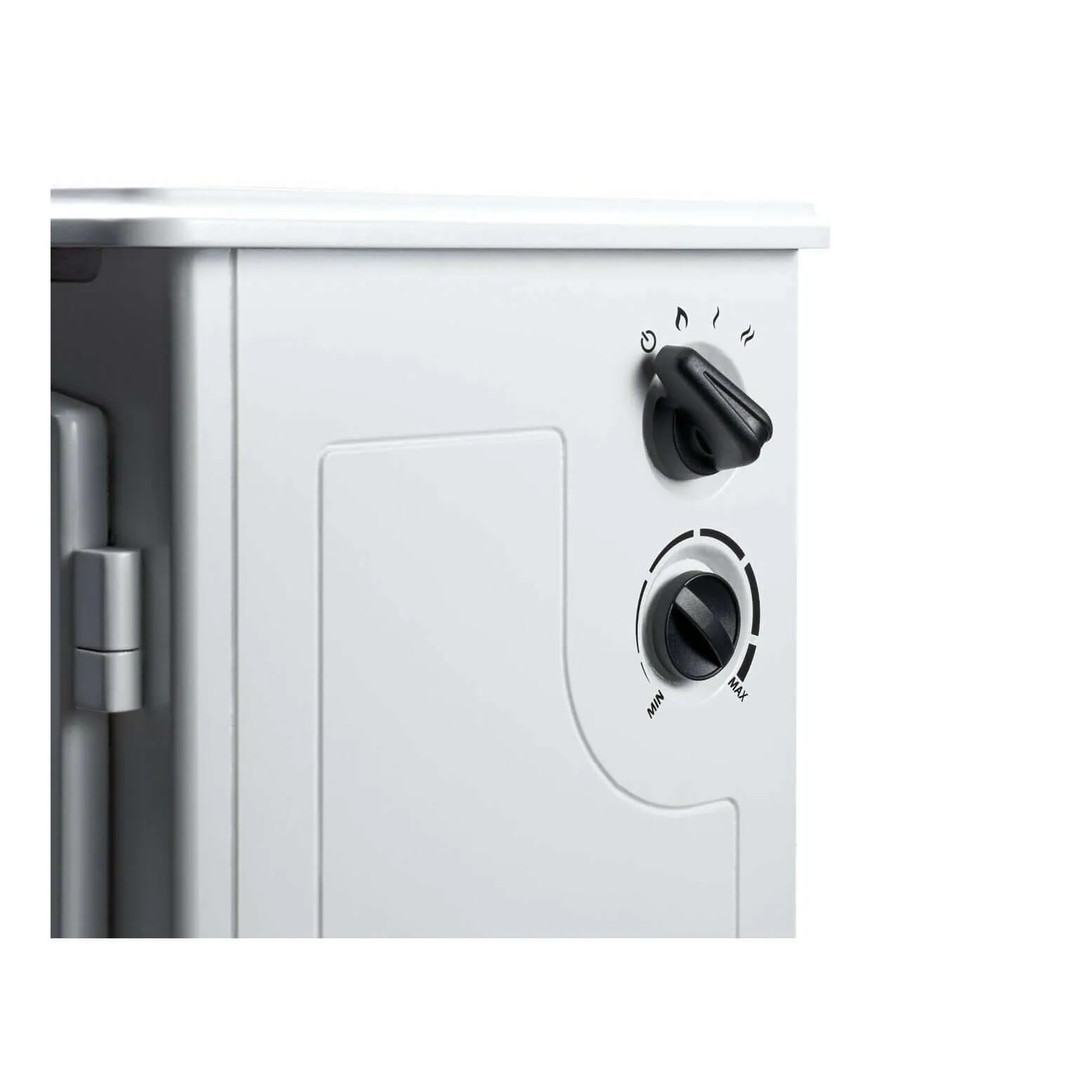 Adam Woodhouse Electric Stove in Pure White