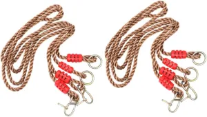Adjustable Pe Swing Ropes Load Bearing for Tree Beam Swing Durable Material Great Playground Accessory for Adults