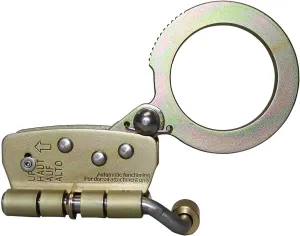 AFP Self-Locking Rope Grab with 2.25 inch Connecting Eye, used with 5/8’’ Lifeline Rope, For Construction, Climbing, Fall-Protection, 310 lb. Capacity (OSHA/ANSI Compliant)