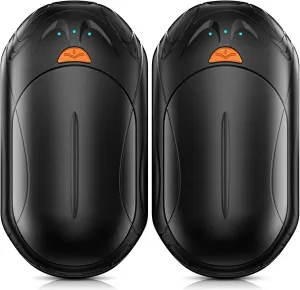 AI Hand Warmers Rechargeable 2 Pack,6000mAh Rechargeable Hand Warmer,20Hrs Long Heating Electric Hand Warmer,Portable Pocket Heater,Pocket Size Hand Warmer, Gifts for Christmas