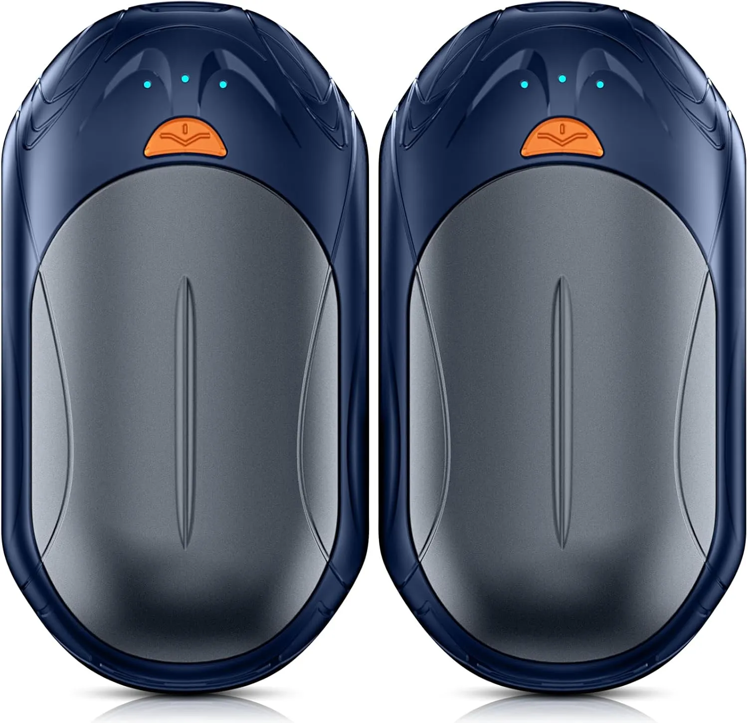 AI Hand Warmers Rechargeable 2 Pack,6000mAh Rechargeable Hand Warmer,20Hrs Long Heating Electric Hand Warmer,Portable Pocket Heater,Pocket Size Hand Warmer, Gifts for Christmas