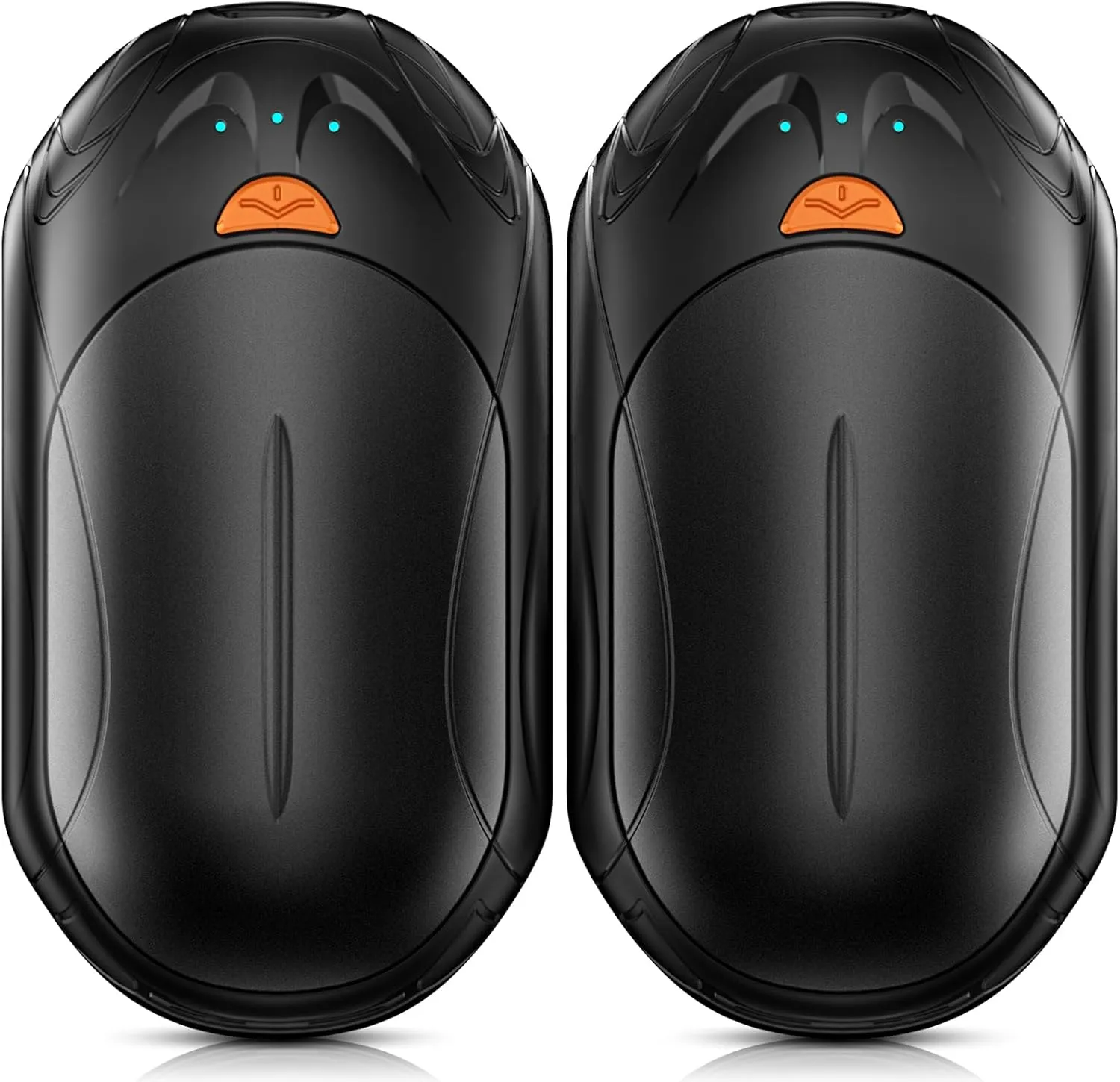 AI Hand Warmers Rechargeable 2 Pack,6000mAh Rechargeable Hand Warmer,20Hrs Long Heating Electric Hand Warmer,Portable Pocket Heater,Pocket Size Hand Warmer, Gifts for Christmas