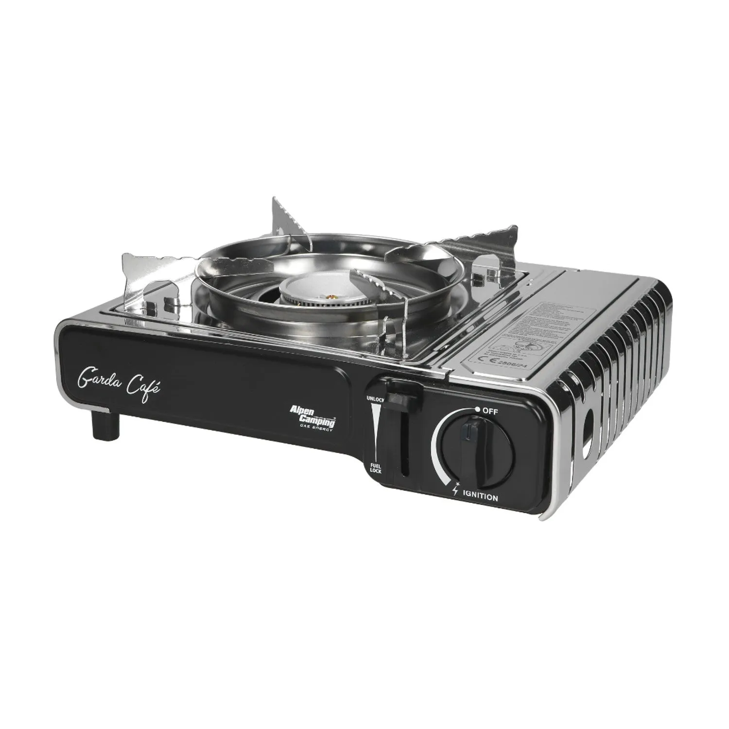 Alpen Camping travel stove, for gas cartridge, 2.2 kW, Garda Cafe