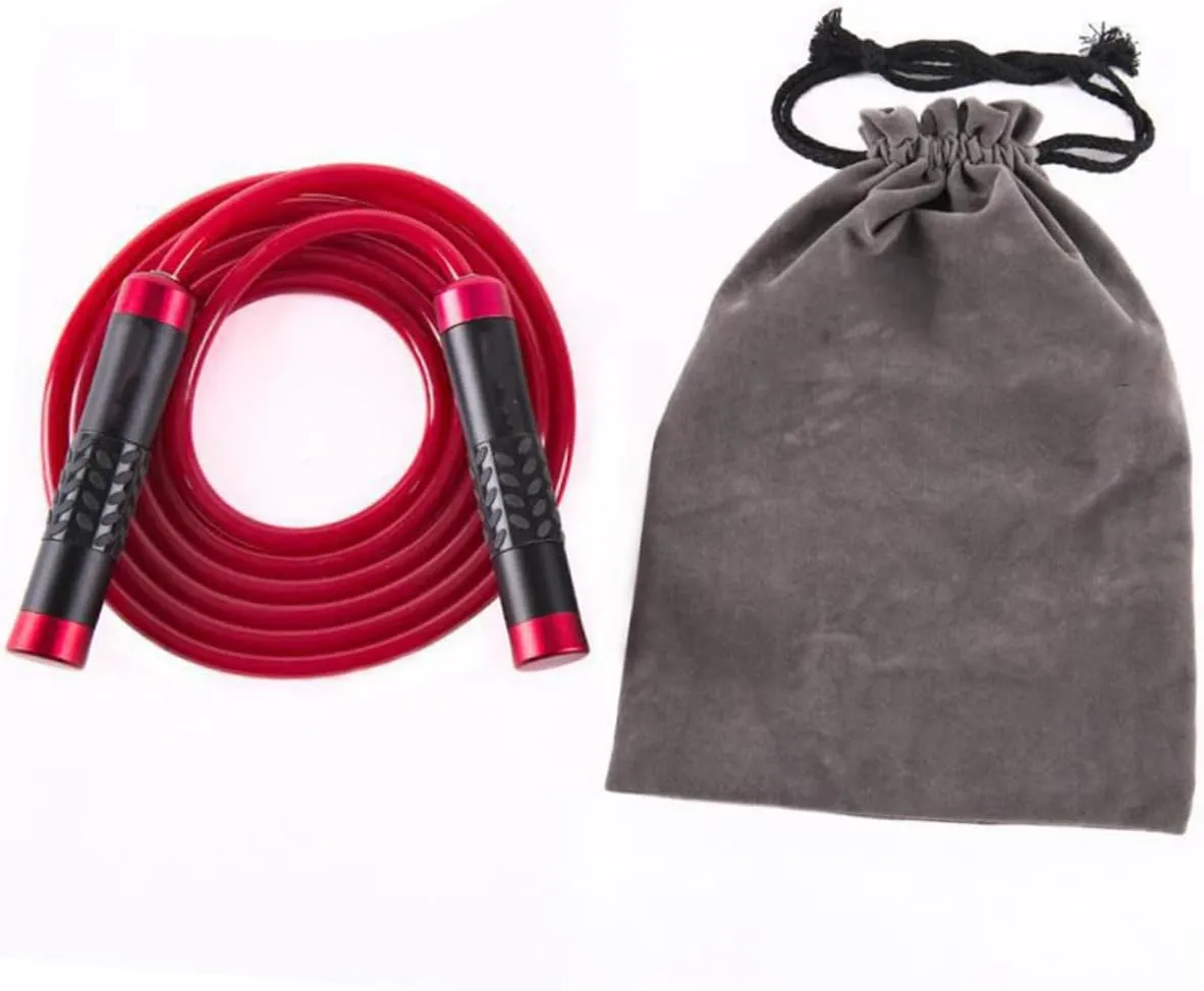 Aluminum Alloy Weighted Skipping Rope for Fitness Training Jump Rope for Men Women for Home Gym Outdoor Workouts Durable High Grade Material with Efficient Ball Bearing System