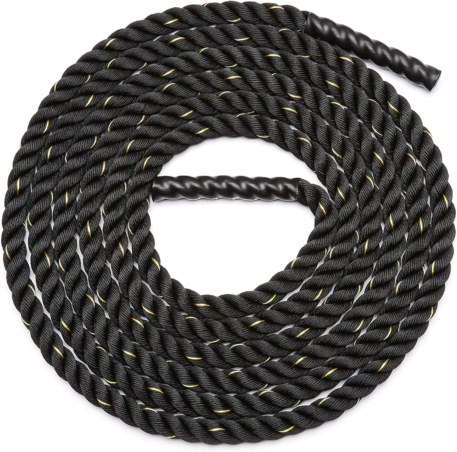 Amazon Basics Battle Rope for Home Gym Workout, Exercise Training Equipment