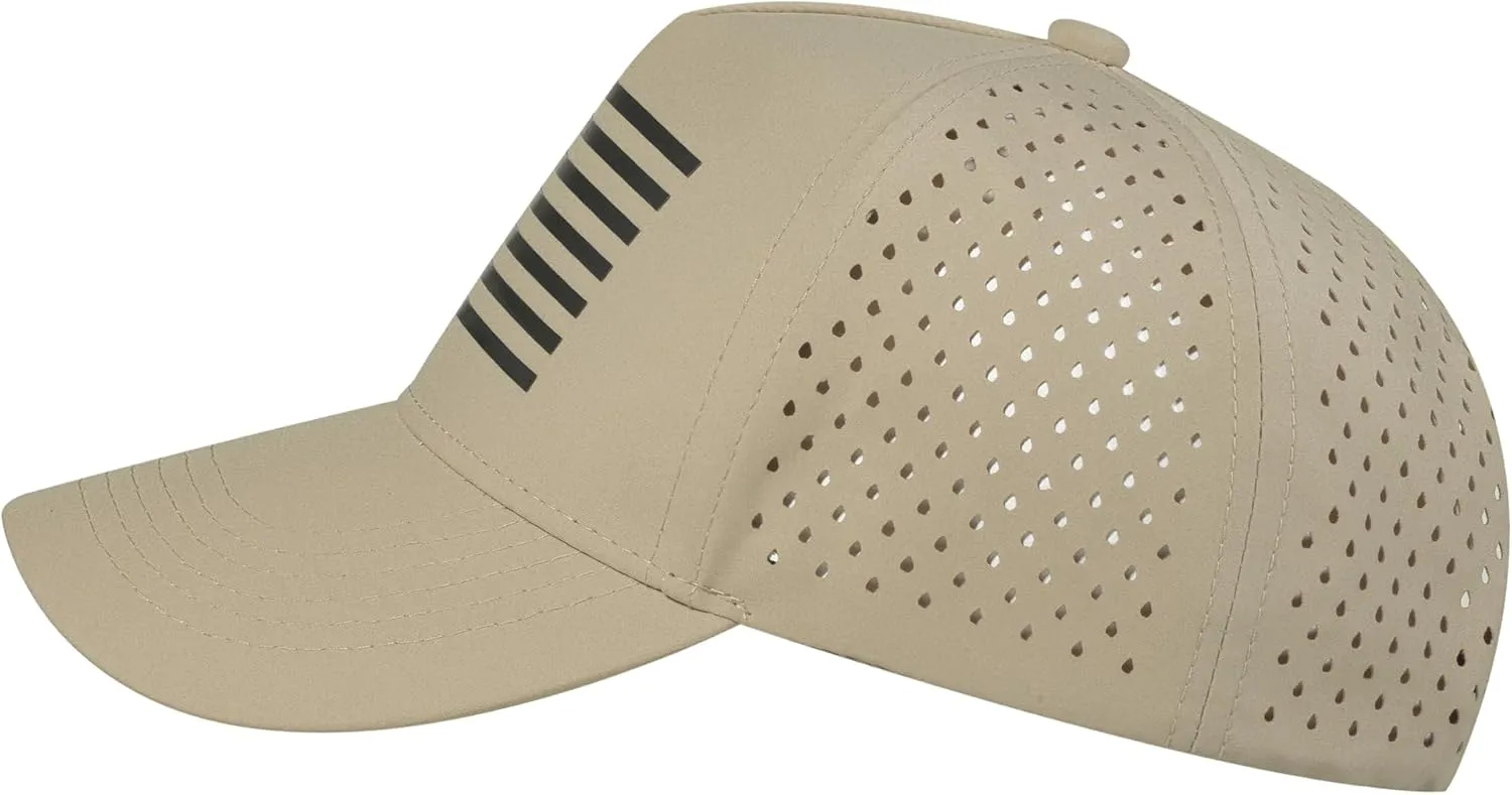 American Flag Trucker Hats, Waterproof Baseball Cap for Men Women, Quick-Dry Mesh Breathable Adjustable Fit Snapback Hat