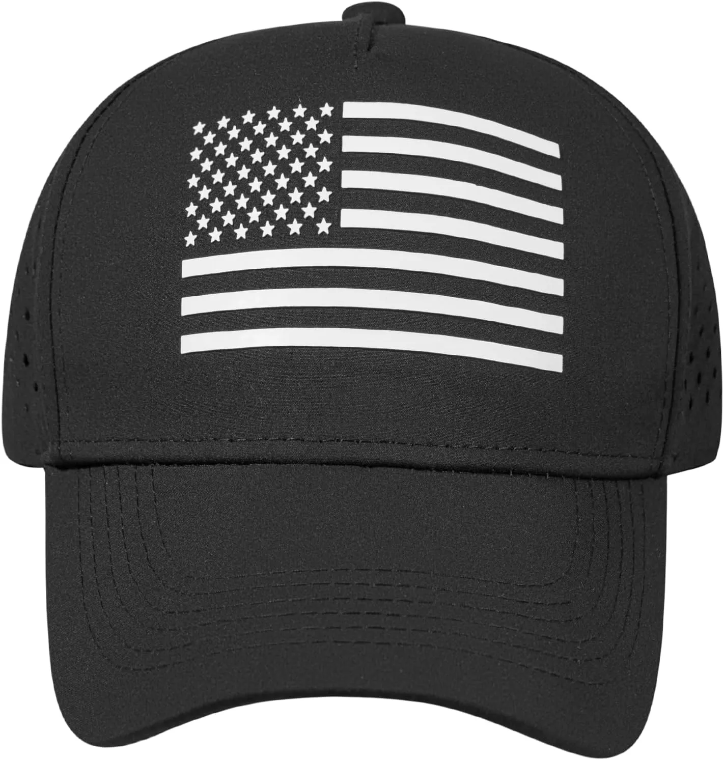 American Flag Trucker Hats, Waterproof Baseball Cap for Men Women, Quick-Dry Mesh Breathable Adjustable Fit Snapback Hat