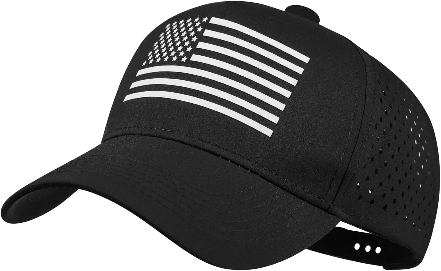 American Flag Trucker Hats, Waterproof Baseball Cap for Men Women, Quick-Dry Mesh Breathable Adjustable Fit Snapback Hat