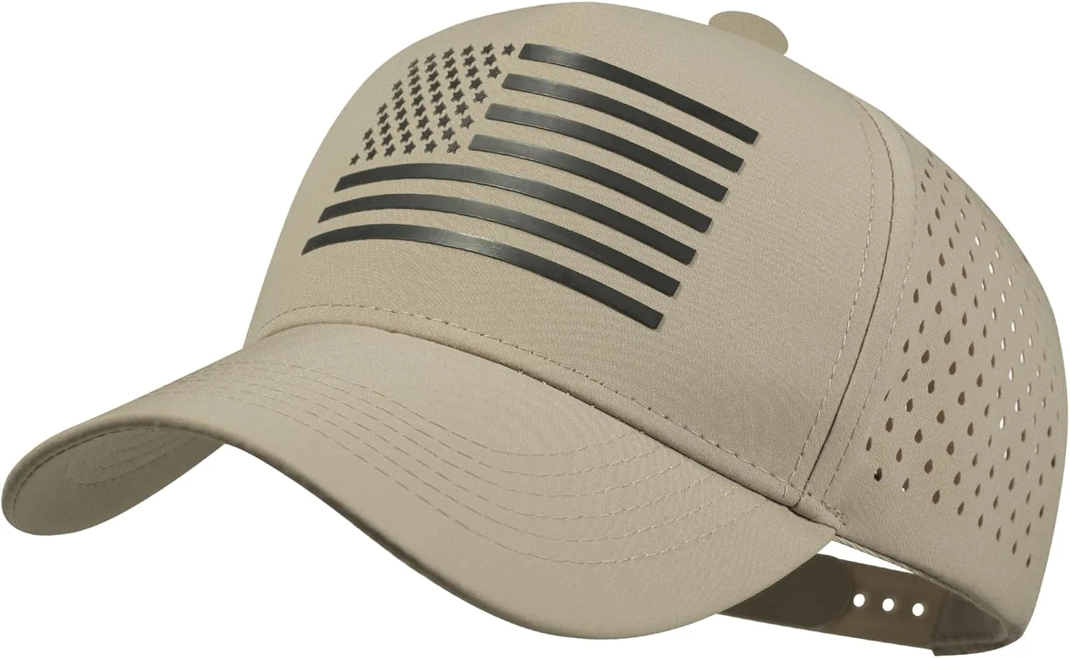 American Flag Trucker Hats, Waterproof Baseball Cap for Men Women, Quick-Dry Mesh Breathable Adjustable Fit Snapback Hat
