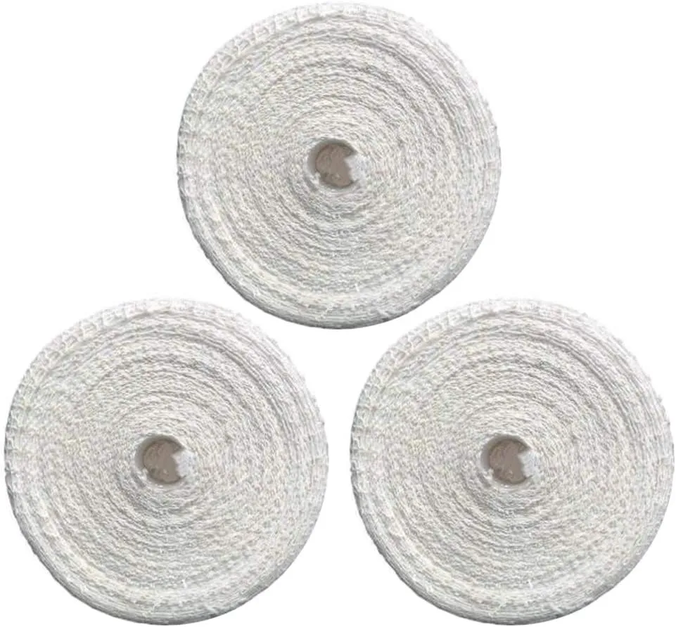 Angoily 3pcs Cotton Ham Sock Meat Netting Roll for Sausage Making BBQ Pork Rope Kitchen Twine