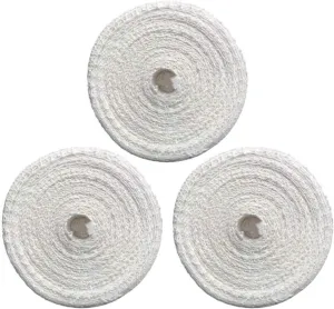 Angoily 3pcs Cotton Ham Sock Meat Netting Roll for Sausage Making BBQ Pork Rope Kitchen Twine