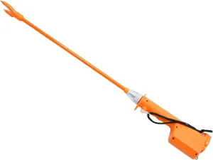 Animal Electric Prod Hot Shock Rechargeable Electric Prod Shock, Waterproof Electric Cattle Prod with Switch Protection Buckle for Repelling Cows Hogs Goats and Sheep