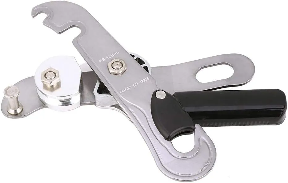 Anti-Panic Hand Control Down Device, High Quality Down Device, Hand Control Descender, Corrosion for Exploration Aerial Work(Anti-panic manual descender)