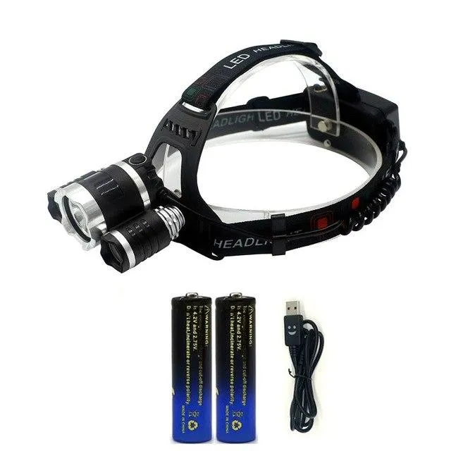 ANYIGE XML T6 LED Headlamp 4 Modes Headlight Camping Head Lamp lighting Flash Light Torch Lantern Fishing Use 18650 battery