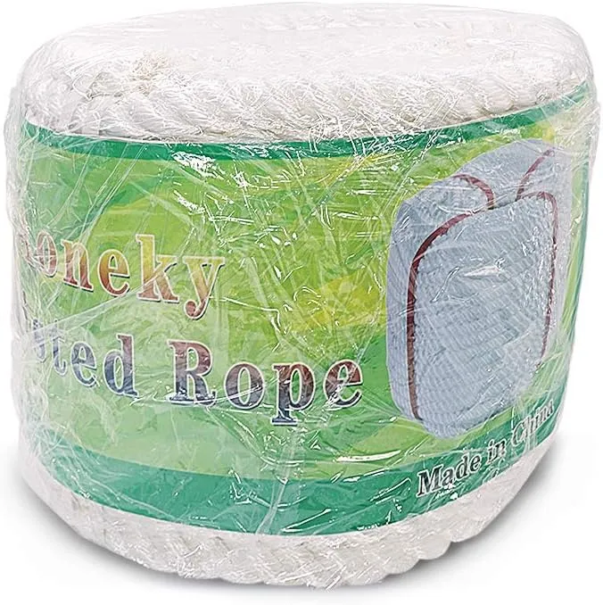 Aoneky 1/2 5/8 3/4 7/8 inch Nylon Twisted Rope - White Pull Rope Cord (3/8 inch x 100 ft)