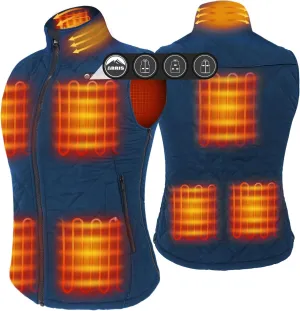 ARRIS Women`s Heated Vest, Size Adjustable 7.4V Electric Warm Vest with Battery Pack…