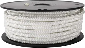 Artilife Flag Pole Rope 100 ft,5/16"(8mm) x 100 FT(30m) Wire Center Flagpole Rope,5/16 Braided Polyester Line with Steel Center Marine Grade