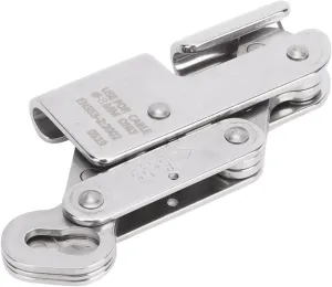 Ascender Fall Conservation, CA Z931/8MM Stainless Steel Climbing Ascent Rope Grip Clamp, Climbing Anti Fall Self Locking Climbing Rope Grab, Anti Drop Conservation Tool