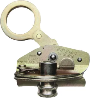 Ascender Rope Grab Device, Fall Protection Gear for Climbing, Rock Climbing Safety Tool, Fits 14-16 Mm Rope, Galvanized Carbon Steel for Rescue and Arborist Use