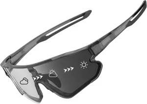 ATTCL Photochromic Sports Sunglasses for Men Women Running Baseball Golf Cycling Glasses UV Protection
