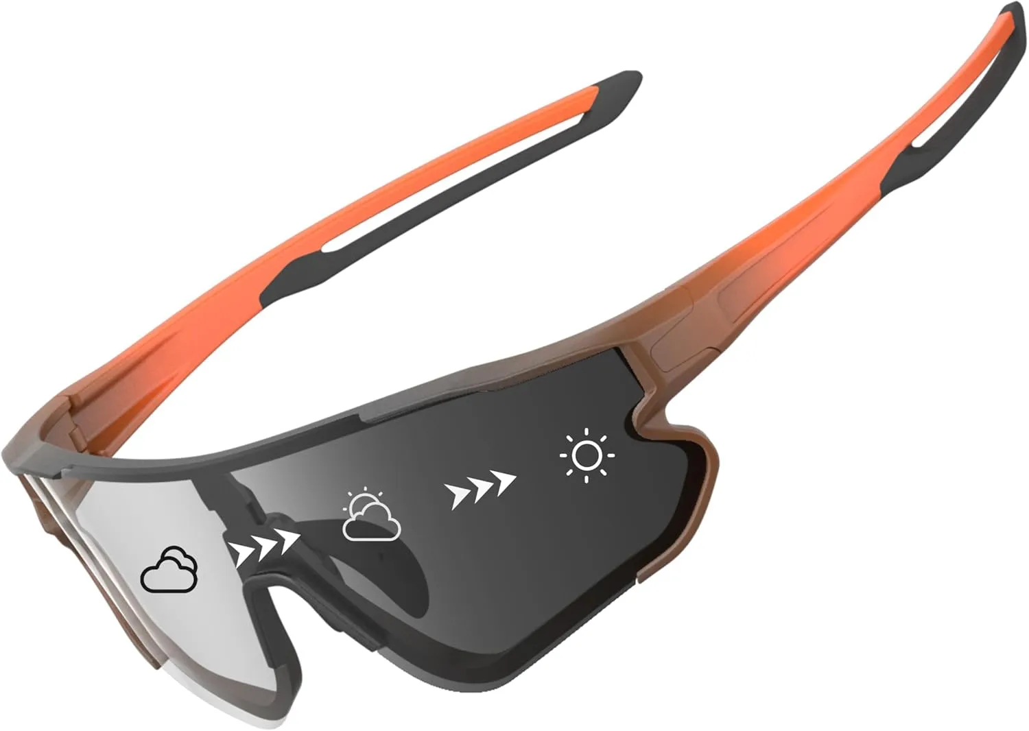 ATTCL Photochromic Sports Sunglasses for Men Women Running Baseball Golf Cycling Glasses UV Protection