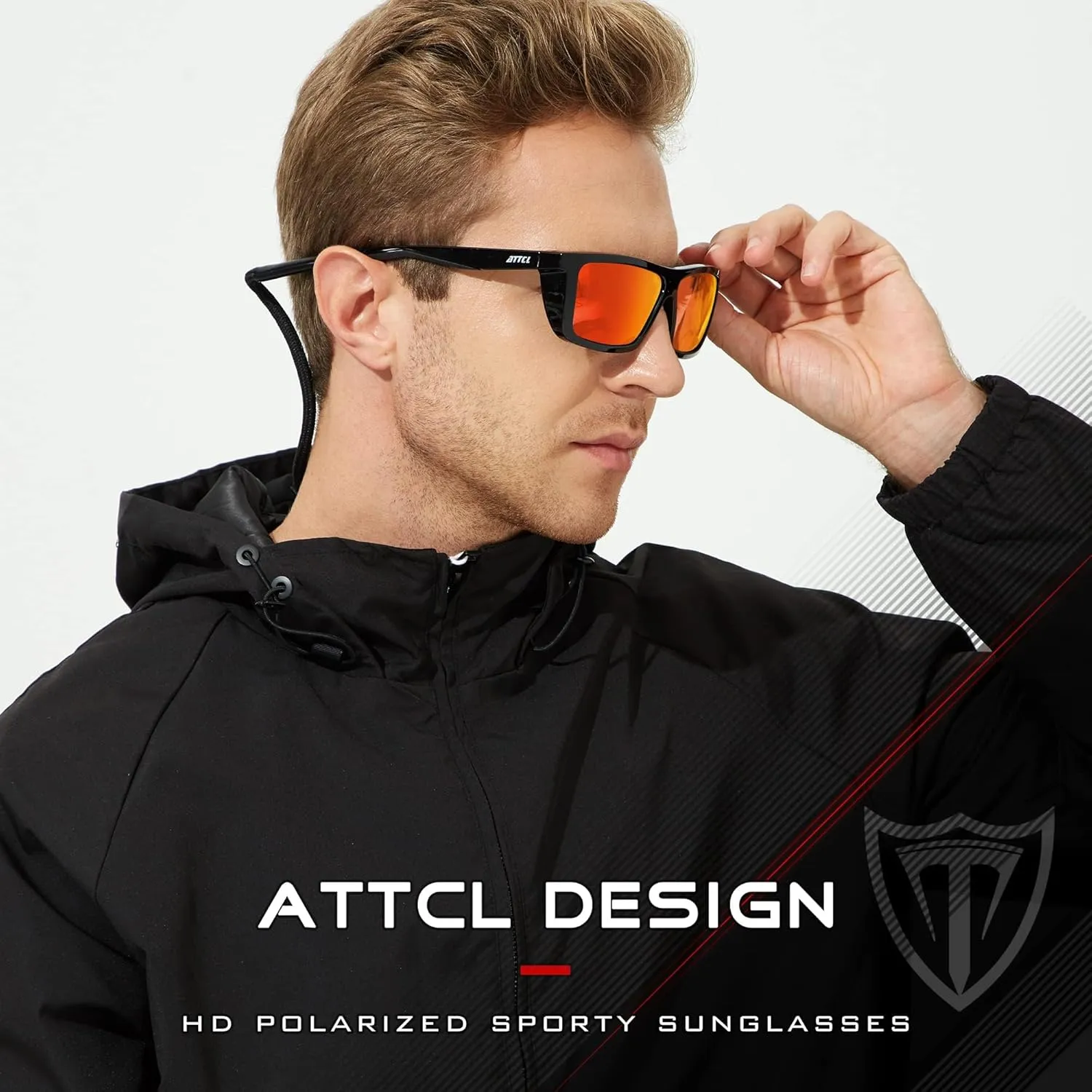 ATTCL Sports Polarized Sunglasses For Men Women Cycling Driving Fishing 100% UV Protection Sunglass