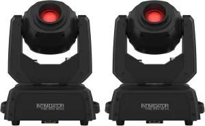 Audiosavings Bundle: (2) Chauvet DJ Intimidator Free Spot 60 ILS Wireless Rechargeable Moving Head Light