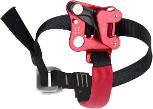 Aviation Aluminum Lightweight Climbing Foot Ascender Red Right Foot Riser for Mountaineering Rock Climbing Rescue Work (Right Foot Ascender/red),Other Extreme Sports Equipment
