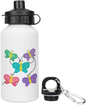 Azeeda 400ml 'Flight of Butterflies' Kids Reusable Water/Drinks Bottle (WT00069364)
