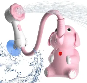 Baby Bath Toys, Bath Toys for Infants 0-12 Months with Shower Head, Baby Shower Head for Bath IPX7 Waterproof USB Rechargeable, Baby Gift for Boys & Girls
