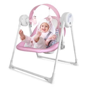 Baby Swing SpaceSaver Ultra-Compact Foldable Infant Swing (Fits in 5.3" Gaps!) 6 Speed Modes | Portable Newborn Swing for Travel/Car/Picnic (0-9M, 6-20lbs)