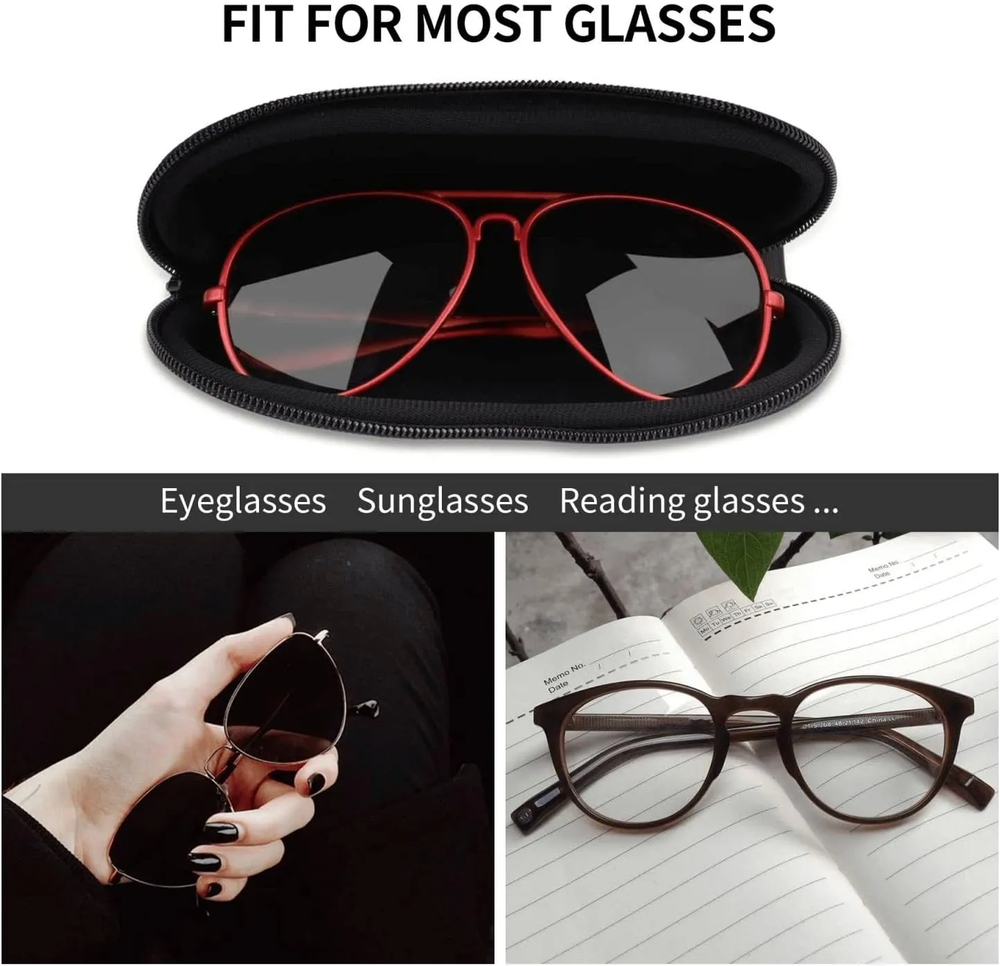 Bald Eagle Flag 1 Pcs Glasses Sunglasses Pouch With Zipper,Soft Storage Bag,Eyeglass Case For Accessories