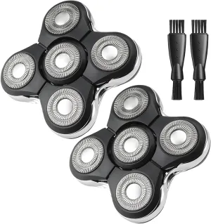 Balder Pro Replacement Head Compatible with Remington Balder Pro Head Shaver XR7000, 2 Pack Remington Shaver Replacement Heads, 2 Cleaning Brush