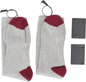 Battery Operated Socks, One Size Electric Heated Socks, Thermal Insulation for Cycling, Skiing, Hiking