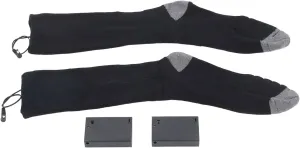 Battery Operated Socks, Portable Boxes Electric Heated Socks One Size for Travel Camping Fishing