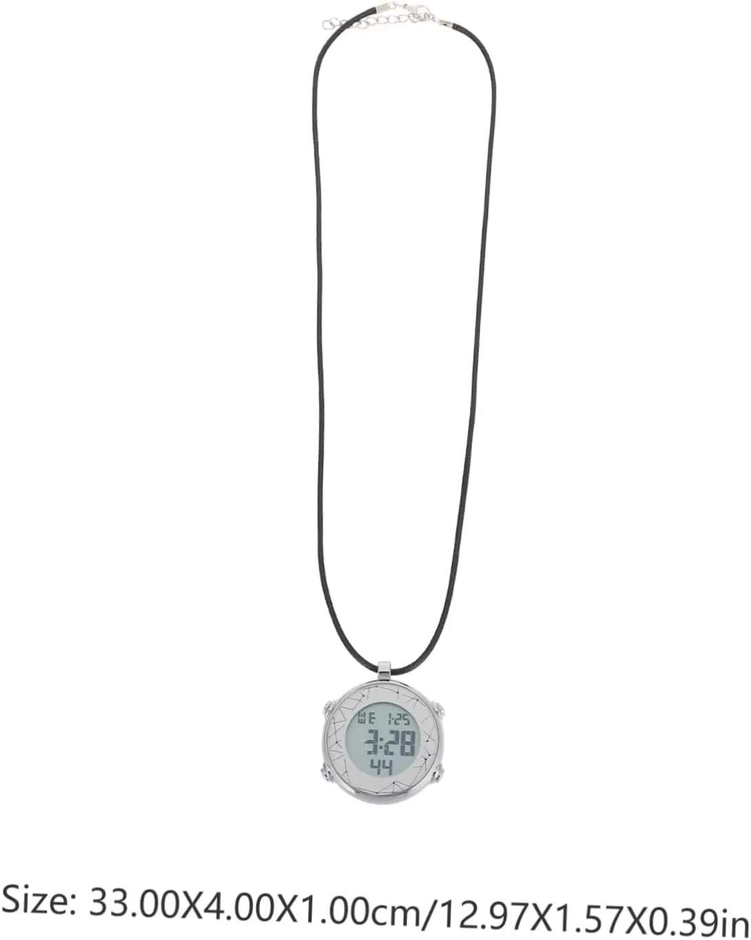 Beaupretty Multifunctional Electronic Pocket Watch Necklace Digital Alarm Chronograph Calendar Hour Week Month
