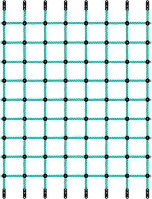 BeneLabel Climbing Cargo Net, Indoor Climbing net, Outdoor Cargo Webbing Net, Military Climbing Cargo Net, 100% Nylon Material Rope Ladder, 70" x 119"