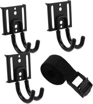 BESPORTBLE Hunting Tree Hooks Saddle Hunting System Heavy Load Support Rustproof Iron Versatile Garage Hooks