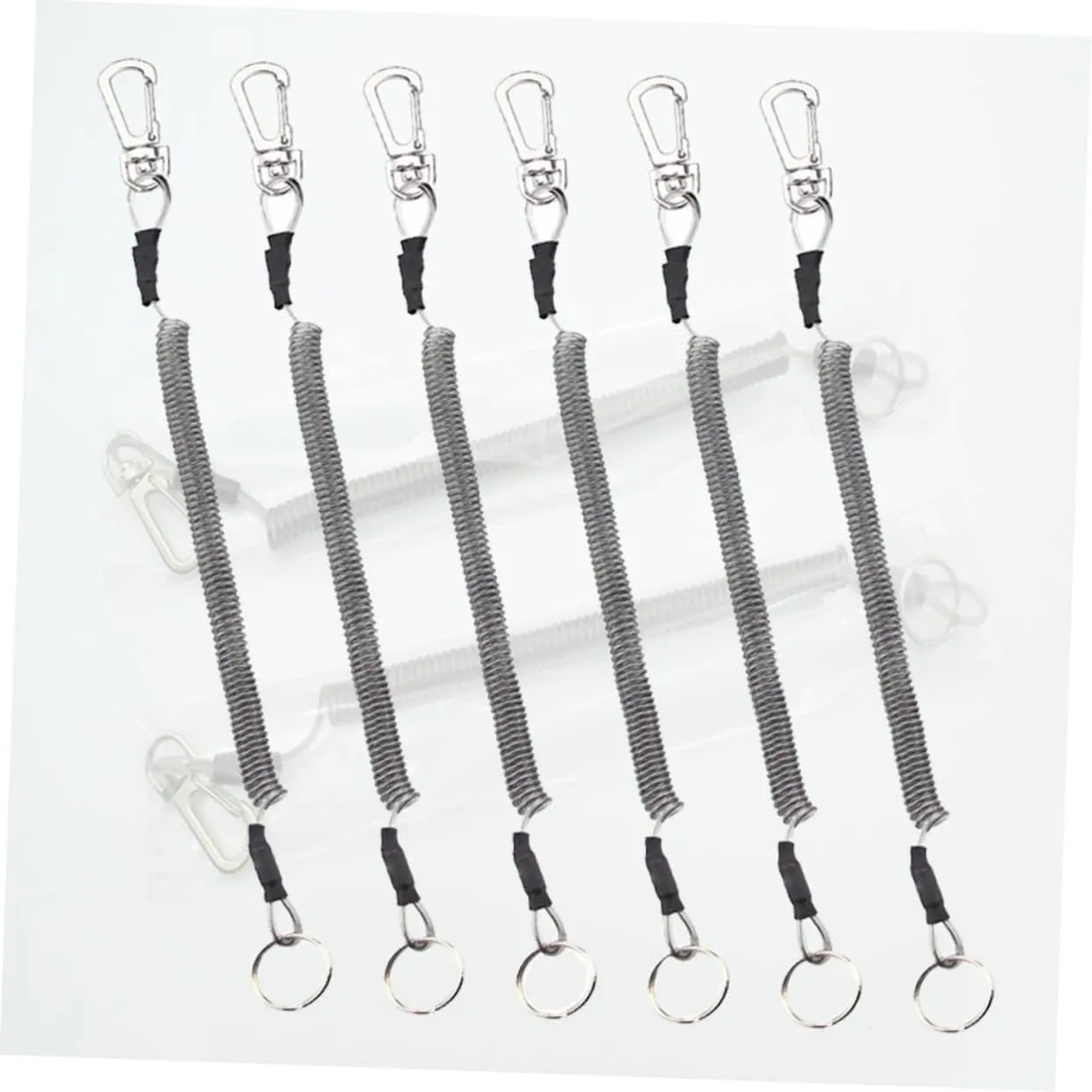 BESPORTBLE Sets Fishing Tether Accessory Elastic Ropes Lanyard for Kayak Boat and Outdoor Fishing Gear Pcs