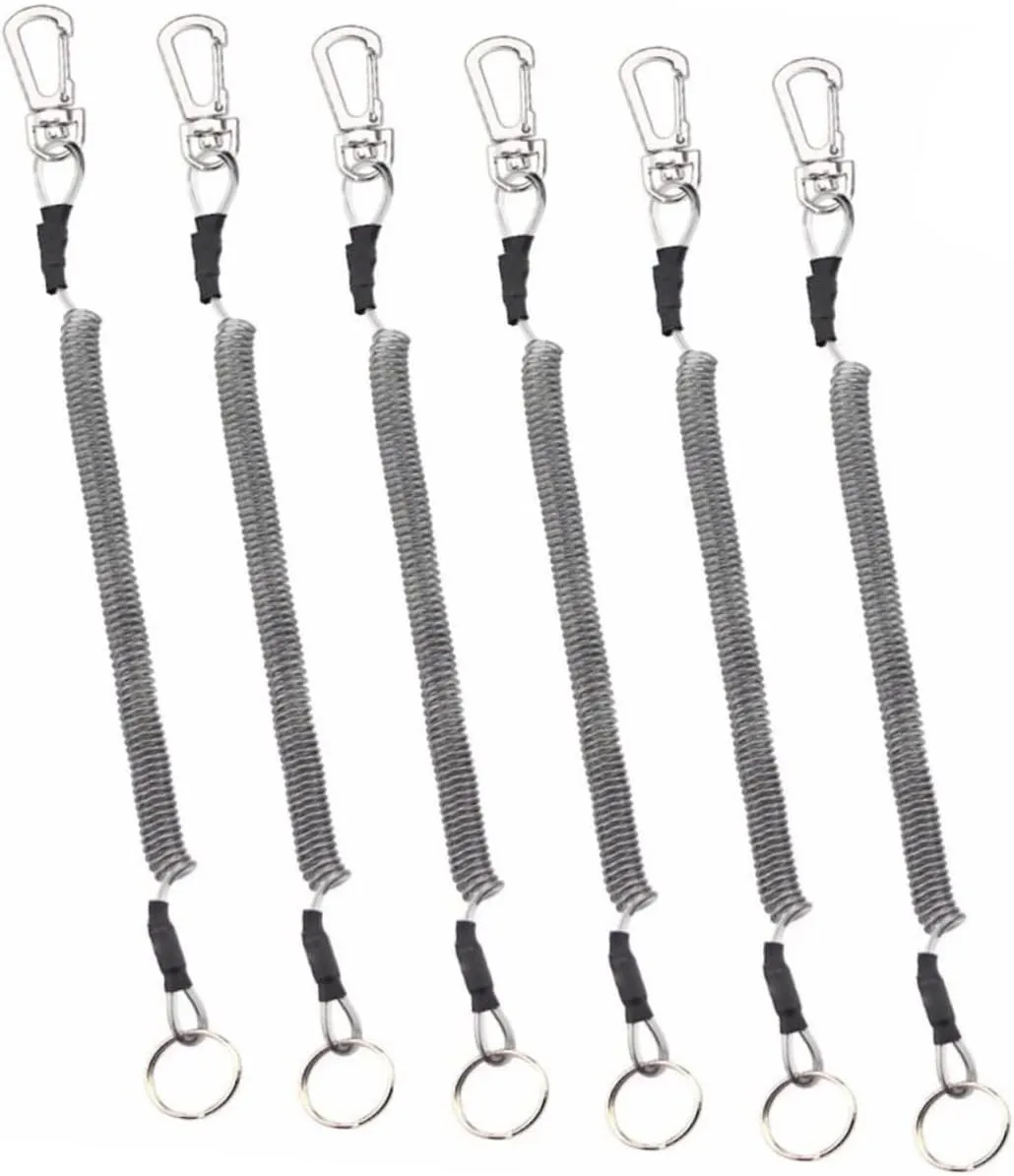 BESPORTBLE Sets Fishing Tether Accessory Elastic Ropes Lanyard for Kayak Boat and Outdoor Fishing Gear Pcs
