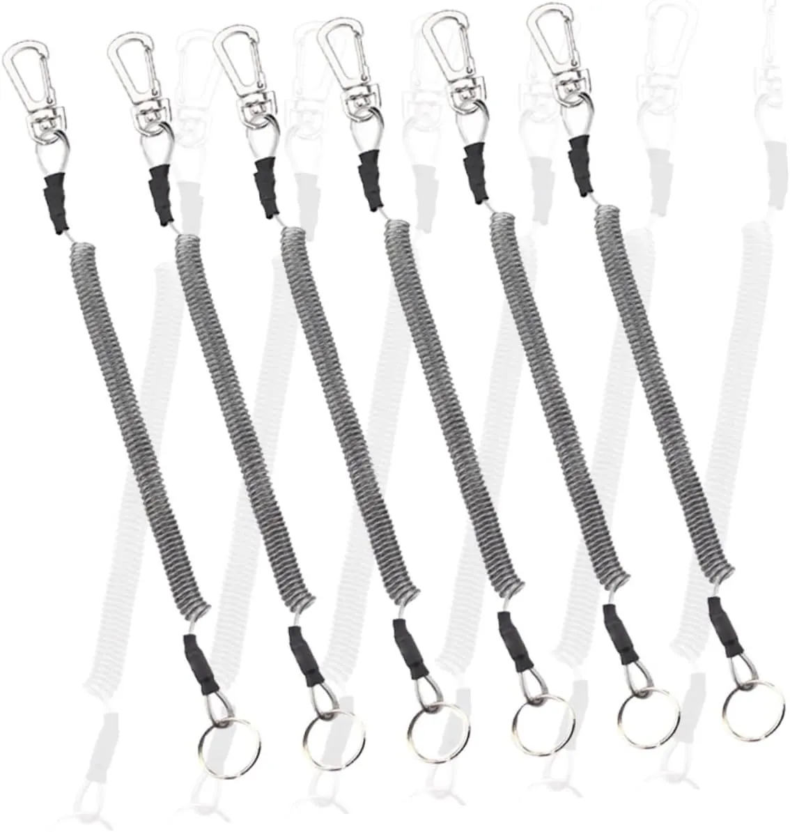 BESPORTBLE Sets Fishing Tether Accessory Elastic Ropes Lanyard for Kayak Boat and Outdoor Fishing Gear Pcs