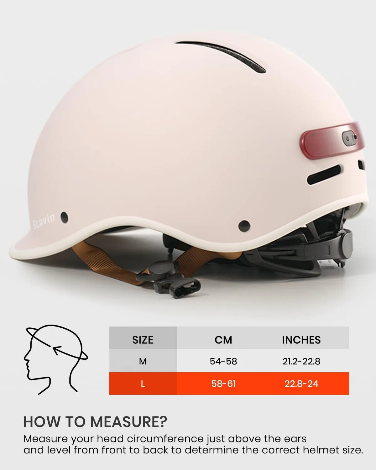 Bike Helmet for Adult: Bicyle Helmet with EPS Foam Interior for Men & Women, Adjustable Cycling Helmet with LED Light Safety Certified for Commuting, Road Biking