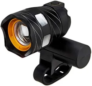 Bike Light Zoomable Led Bicycle Light Bike Front Lamp Torch Headlight with USB Rechargeable Built-in Battery